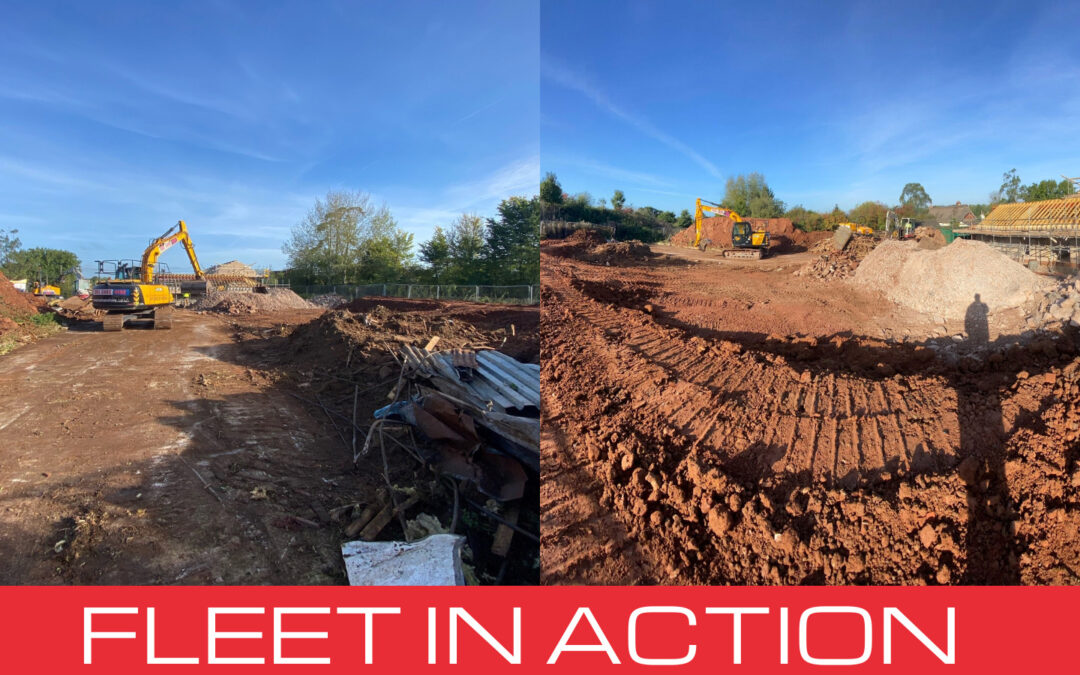 Excavator in action!