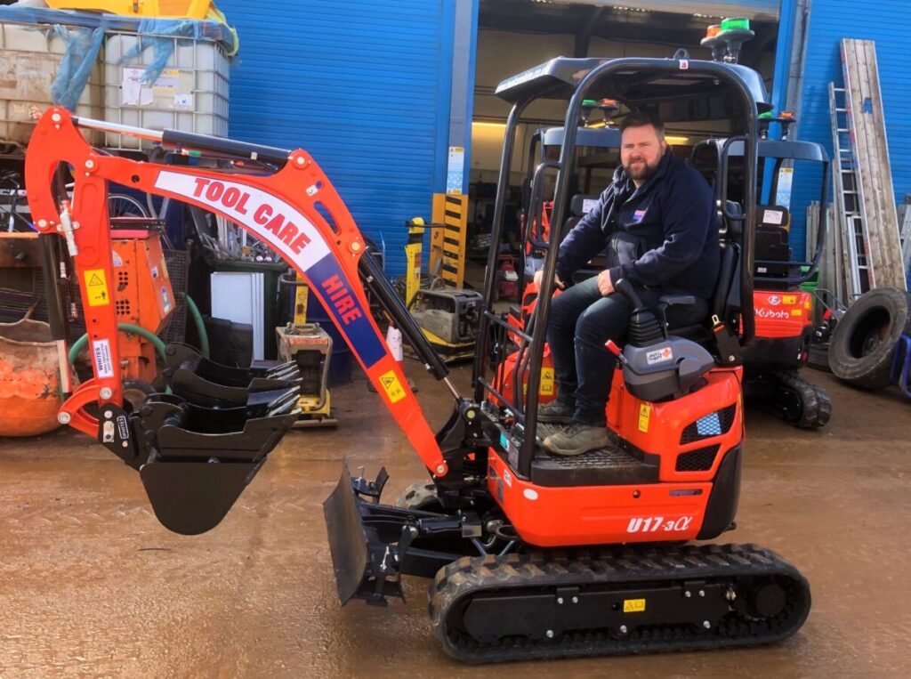 Excavators at Tool Care Hire